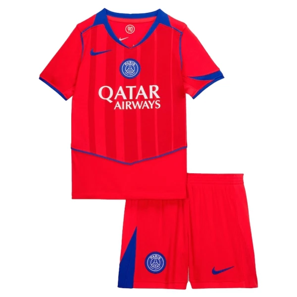 Camisolas Paris Saint-Germain Criança Equipamento Terceiro 25/26 Camisolas Paris Saint-Germain Criança Equipamento Terceiro 25/26