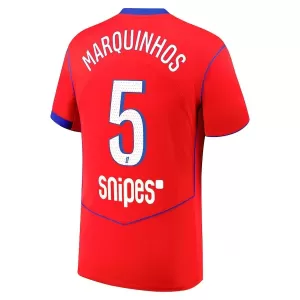 Camisolas Paris Saint-Germain Marquinhos 5 Equipamento Terceiro 25/26 Camisolas Paris Saint-Germain Marquinhos 5 Equipamento Terceiro 25/26