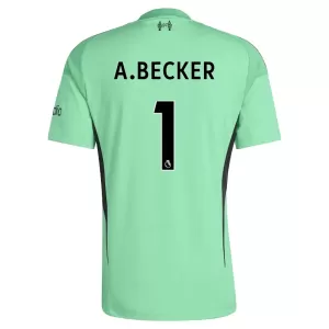 Camisolas Guarda Redes Liverpool Alisson Becker 1 25/26 Verde Camisolas Guarda Redes Liverpool Alisson Becker 1 25/26 Verde