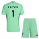 Camisolas Guarda Redes Liverpool Alisson Becker 1 Criança 25/26 Verde Camisolas Guarda Redes Liverpool Alisson Becker 1 Criança 25/26 Verde