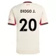 Camisolas Liverpool Diogo Jota 20 Criança Equipamento Alternativo 25/26
