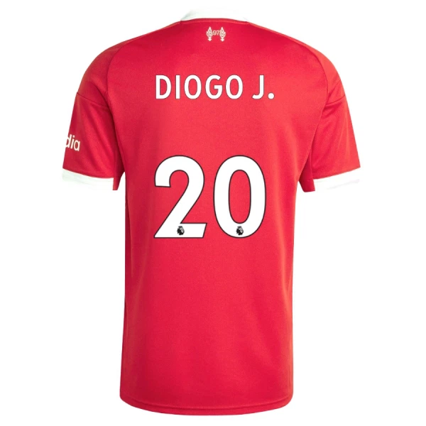 Camisolas Liverpool Diogo Jota 20 Equipamento Principal 25/26 Camisolas Liverpool Diogo Jota 20 Equipamento Principal 25/26