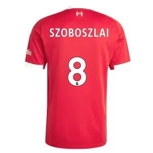 Camisolas Liverpool Dominik Szoboszlai 8 Equipamento Principal 25/26 Camisolas Liverpool Dominik Szoboszlai 8 Equipamento Principal 25/26