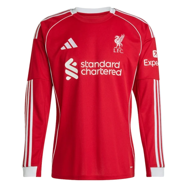 Camisolas Liverpool Equipamento Principal 25/26 Manga Comprida Camisolas Liverpool Equipamento Principal 25/26 Manga Comprida