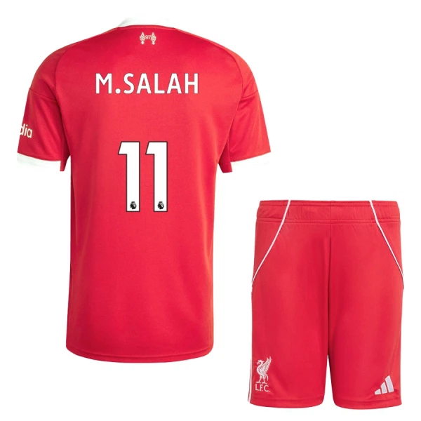 Camisolas Liverpool Mohamed Salah 11 Criança Equipamento Principal 25/26 Camisolas Liverpool Mohamed Salah 11 Criança Equipamento Principal 25/26