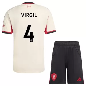 Camisolas Liverpool Virgil van Dijk 4 Criança Equipamento Alternativo 25/26 Camisolas Liverpool Virgil van Dijk 4 Criança Equipamento Alternativo 25/26