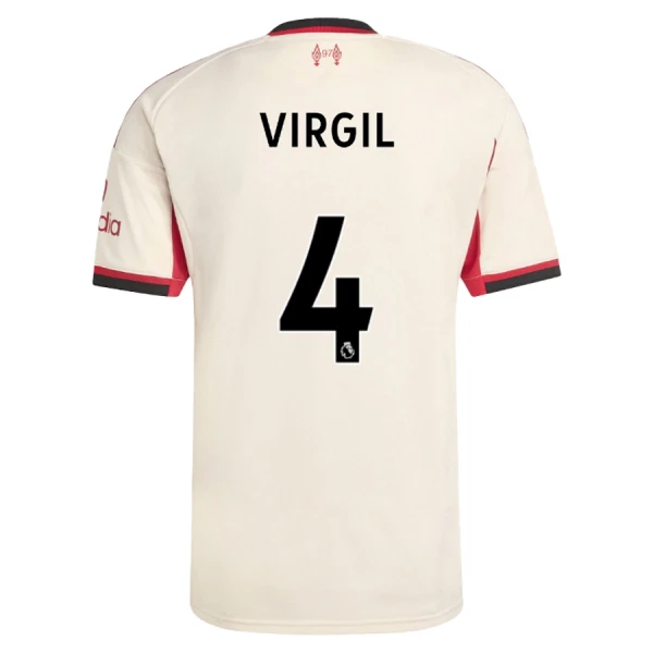 Camisolas Liverpool Virgil van Dijk 4 Criança Equipamento Alternativo 25/26
