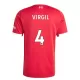 Camisolas Liverpool Virgil van Dijk 4 Criança Equipamento Principal 25/26