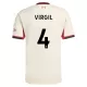 Camisolas Liverpool Virgil van Dijk 4 Equipamento Alternativo 25/26 Camisolas Liverpool Virgil van Dijk 4 Equipamento Alternativo 25/26