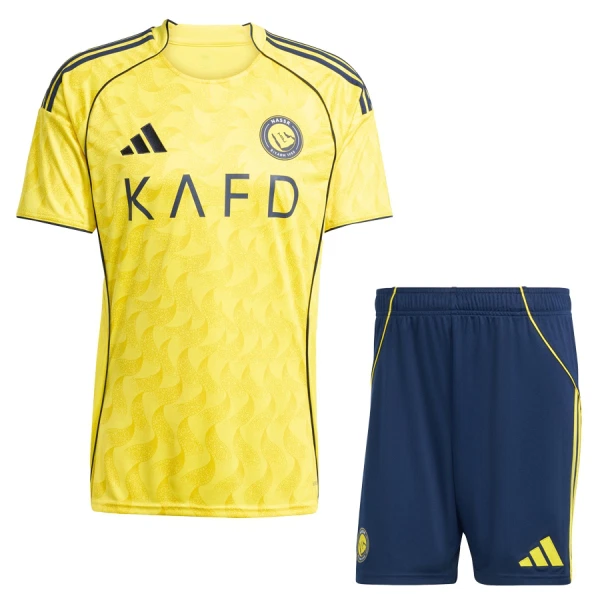 Camisolas Al-Nassr FC Criança Equipamento Principal 25/26 Camisolas Al-Nassr FC Criança Equipamento Principal 25/26