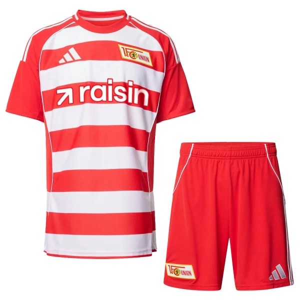 Camisolas Union Berlin Criança Equipamento Principal 25/26 Camisolas Union Berlin Criança Equipamento Principal 25/26