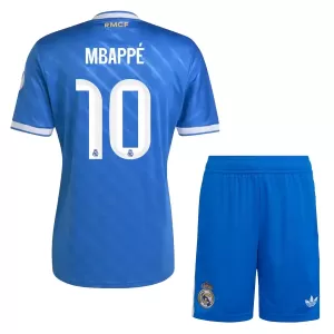 Camisolas Real Madrid Kylian Mbappé 10 Criança Equipamento Terceiro 25/26 Camisolas Real Madrid Kylian Mbappé 10 Criança Equipamento Terceiro 25/26