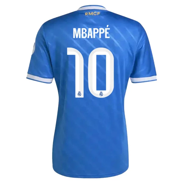 Camisolas Real Madrid Kylian Mbappé 10 Equipamento Terceiro 25/26 Camisolas Real Madrid Kylian Mbappé 10 Equipamento Terceiro 25/26