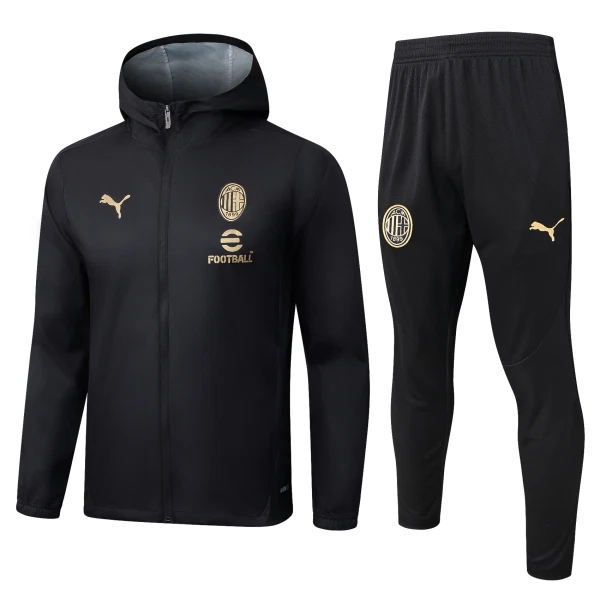 AC Milan Casaco Capuz Treino 25/26 Preto