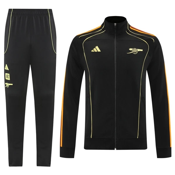 Arsenal Casaco de Treino Conjunto 25/26 Preto