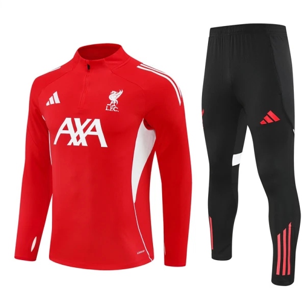 Liverpool Conjunto de Moletom de Treino 25/26 Vermelho