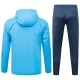 Manchester City Casaco Capuz Treino 25/26 Azul