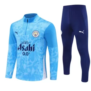 Manchester City Conjunto de Moletom de Treino 25/26 Azul Manchester City Conjunto de Moletom de Treino 25/26 Azul