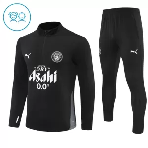 Manchester City Conjunto de Moletom de Treino Criança 25/26 Preto Manchester City Conjunto de Moletom de Treino Criança 25/26 Preto