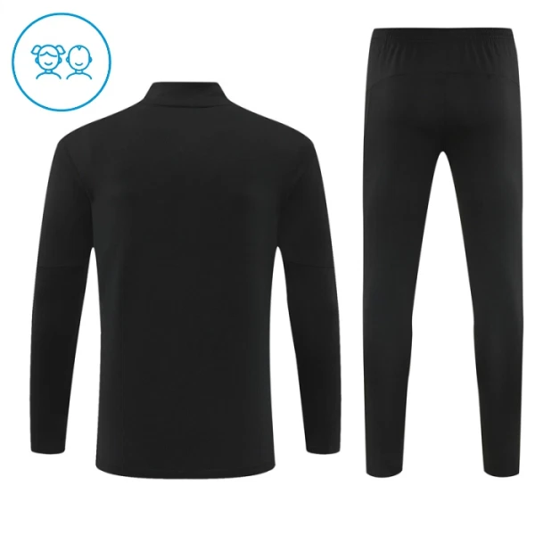 Manchester City Conjunto de Moletom de Treino Criança 25/26 Preto