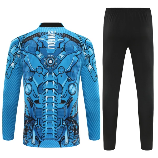 Napoli Conjunto de Moletom de Treino 25/26 Azul