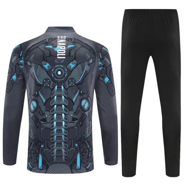 Napoli Conjunto de Moletom de Treino 25/26 Preto