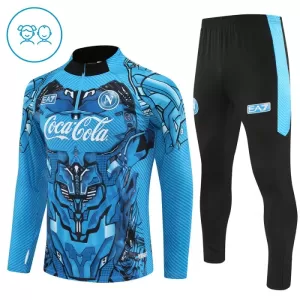 Napoli Conjunto de Moletom de Treino Criança 25/26 Azul