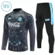 Napoli Conjunto de Moletom de Treino Criança 25/26 Preto Napoli Conjunto de Moletom de Treino Criança 25/26 Preto