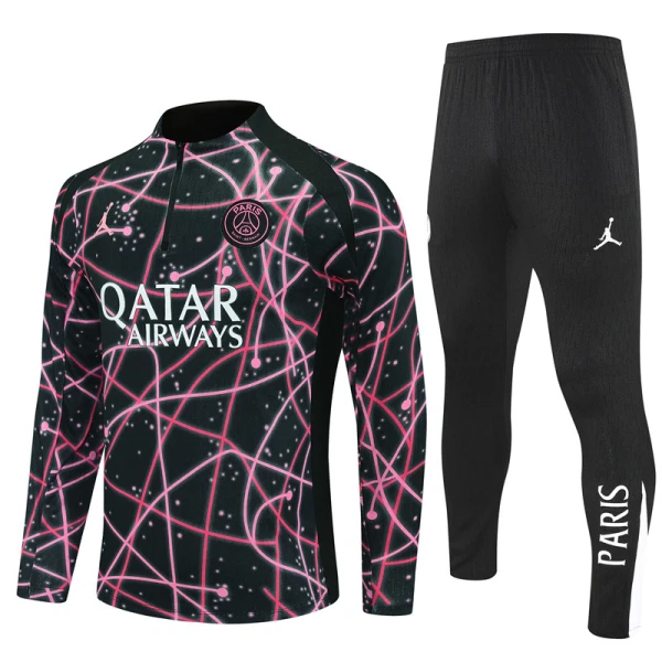 Paris Saint-Germain Conjunto de Moletom de Treino 25/26 Preto