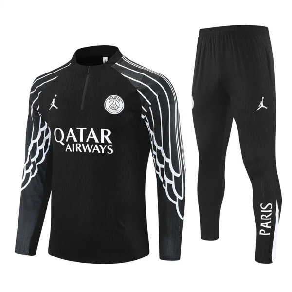 Paris Saint-Germain Conjunto de Moletom de Treino 25/26 Preto
