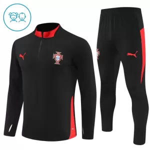 Portugal Conjunto de Moletom de Treino Criança 25/26 Preto Portugal Conjunto de Moletom de Treino Criança 25/26 Preto
