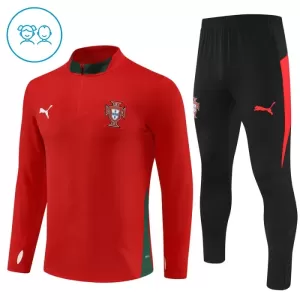 Portugal Conjunto de Moletom de Treino Criança 25/26 Vermelho Portugal Conjunto de Moletom de Treino Criança 25/26 Vermelho