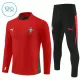 Portugal Conjunto de Moletom de Treino Criança 25/26 Vermelho