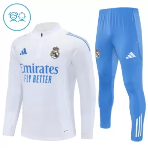 Real Madrid Conjunto de Moletom de Treino Criança 25/26 Branco