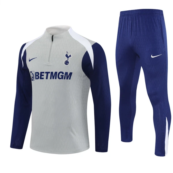 Tottenham Hotspur Conjunto de Moletom de Treino 25/26 Cinza