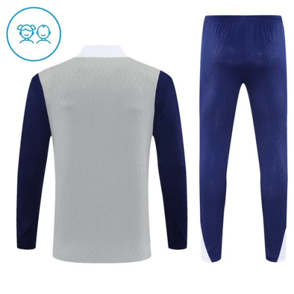 Tottenham Hotspur Conjunto de Moletom de Treino Criança 25/26 Cinza