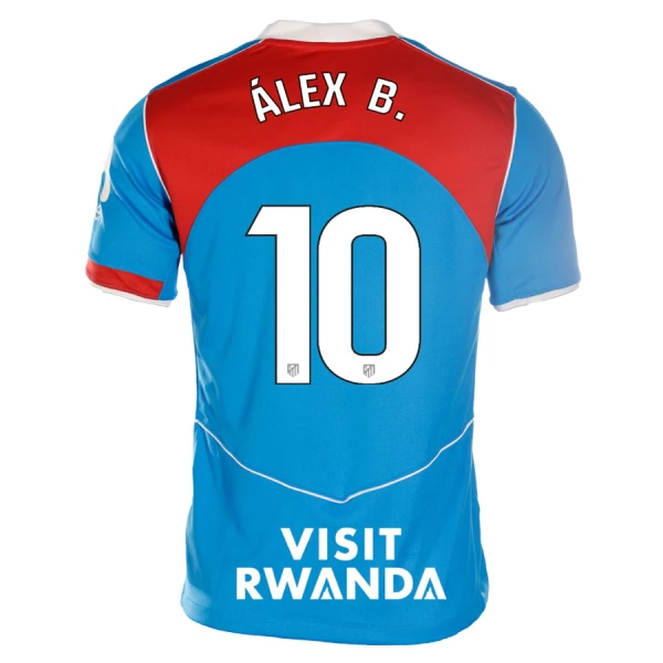 Camisolas Atlético Madrid Alex B. 10 Equipamento Terceiro 25/26