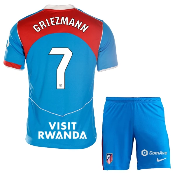 Camisolas Atlético Madrid Antoine Griezmann 7 Criança Equipamento Terceiro 25/26 Camisolas Atlético Madrid Antoine Griezmann 7 Criança Equipamento Terceiro 25/26