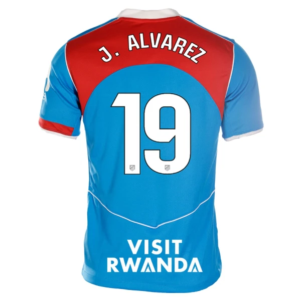 Camisolas Atlético Madrid Julián Álvarez 19 Criança Equipamento Terceiro 25/26