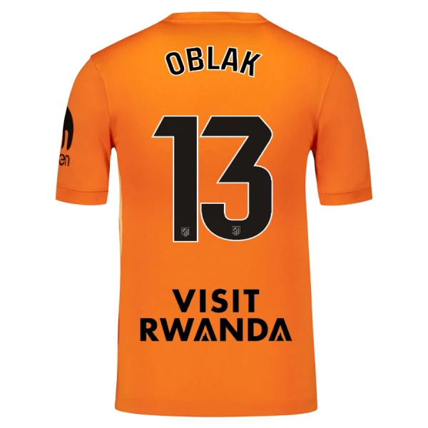 Camisolas Guarda Redes Atlético Madrid Jan Oblak 13 25/26 Laranja