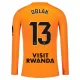 Camisolas Guarda Redes Atlético Madrid Jan Oblak 13 25/26 Manga Comprida Laranja