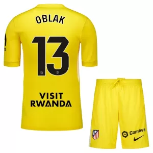 Camisolas Guarda Redes Atlético Madrid Jan Oblak 13 Criança 25/26 Amarelo Camisolas Guarda Redes Atlético Madrid Jan Oblak 13 Criança 25/26 Amarelo