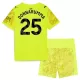 Camisolas Guarda Redes Manchester City Gianluigi Donnarumma 25 Criança 25/26 Amarelo