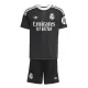Camisolas Guarda Redes Real Madrid Criança 25/26 Preto