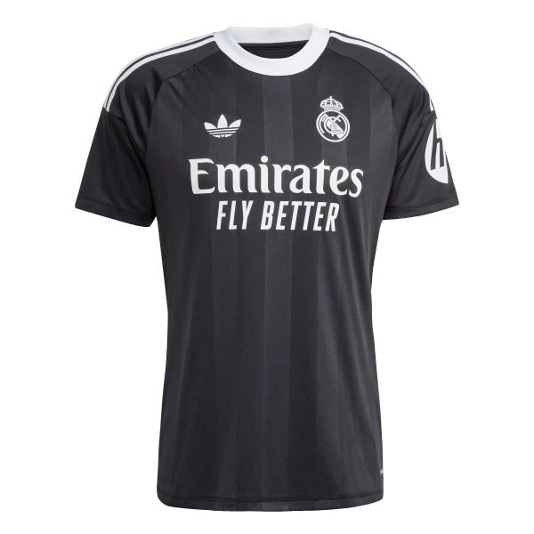 Camisolas Guarda Redes Real Madrid Thibaut Courtois 1 25/26 Preto
