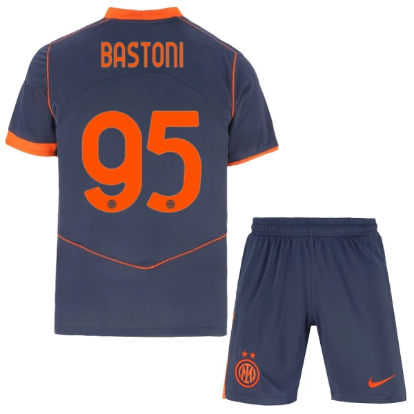 Camisolas Inter Milan Bastoni 95 Criança Equipamento Terceiro 25/26
