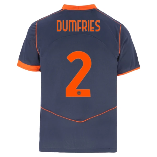Camisolas Inter Milan Dumfries 2 Equipamento Terceiro 25/26 Camisolas Inter Milan Dumfries 2 Equipamento Terceiro 25/26
