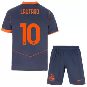 Camisolas Inter Milan Lautaro Martínez 10 Criança Equipamento Terceiro 25/26 Camisolas Inter Milan Lautaro Martínez 10 Criança Equipamento Terceiro 25/26