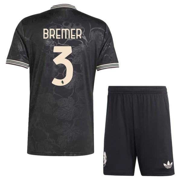 Camisolas Juventus Bremer 3 Criança Equipamento Terceiro 25/26