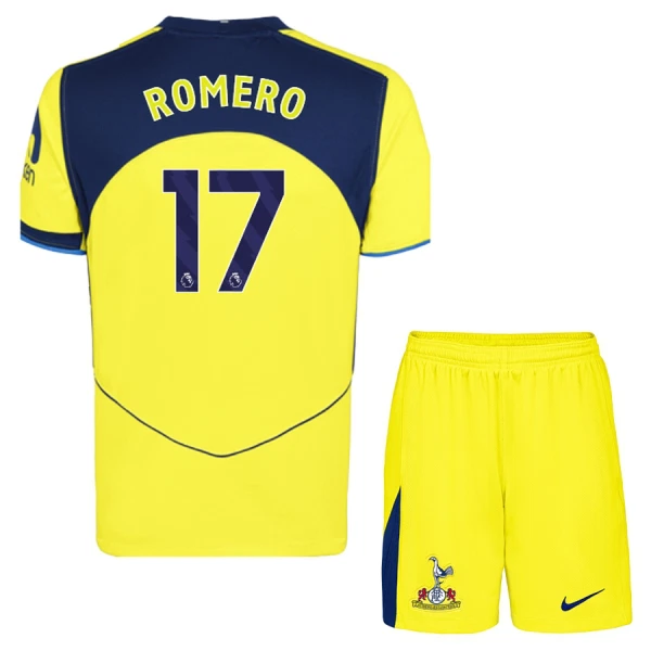 Camisolas Tottenham Hotspur Romero 17 Criança Equipamento Terceiro 25/26